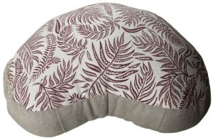Zafu Eco Espelta corazon gris-espigas