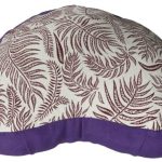 Zafu Eco Espelta corazon morado-espigas