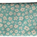 Almohadilla ojos azul-flores