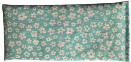 Almohadilla ojos azul-flores