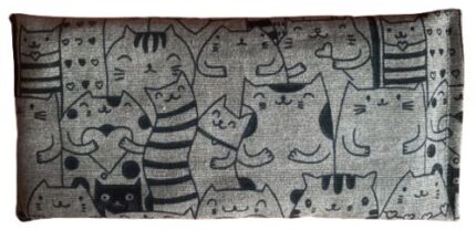 Almohadilla ojos gris-gatos