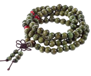 Mala Tibetano verde pequeño