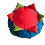 Zafú para niños azul con 6 puntas de colores