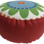 Zafu Eco Espelta redondo rojo-flor