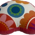 Zafu Eco Espelta corazon rojo-flor