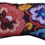 Almohadilla ojos flores colores