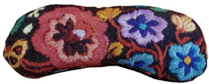 Almohadilla ojos flores colores
