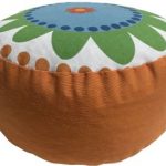 Zafu Eco Espelta redondo naranja-flor