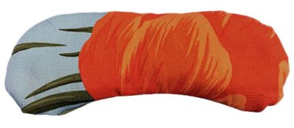 Almohadilla ojos azul-flores