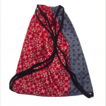 Mochila para yoga roja y gris