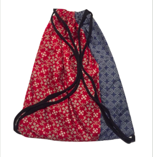 Mochila para yoga roja y gris