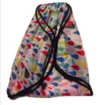 Mochila para yoga blanca con gotas de colores
