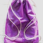 Mochila para yoga morada