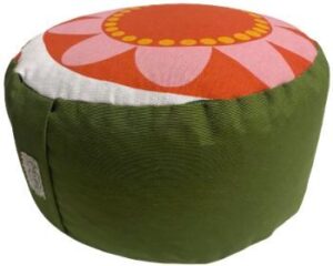 Zafu Eco Espelta redondo verde-flor