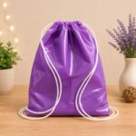 Mochila para yoga morada