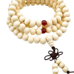 Mala Tibetano blanco pequeño