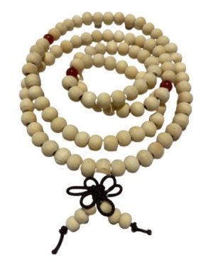 Mala Tibetano blanco pequeño