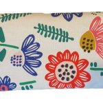 Saco termico blanco-flores