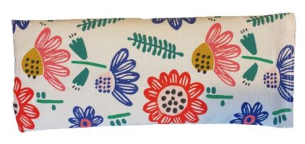 Saco termico blanco-flores