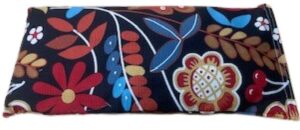 Saco térmico negro-flores