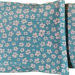 Saco termico azul-flores