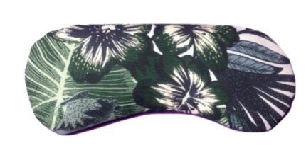 Almohadilla ojos verdes-flores