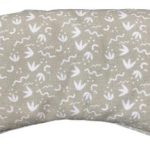 Almohadilla ojos gris-flores