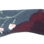 Almohadilla ojos gris-flores