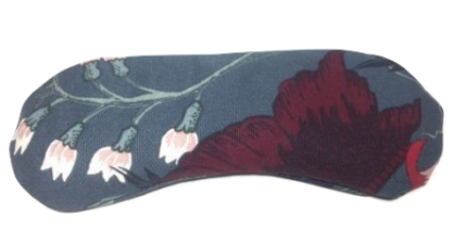 Almohadilla ojos gris-flores