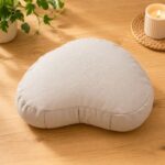 Zafu Eco Espelta corazón beis 100% algodón