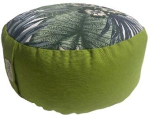 Zafu Eco Espelta redondo verde-palmeras
