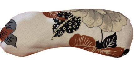 Almohadilla ojos beis-flores