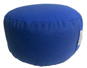 Zafu Eco Espelta redondo azul