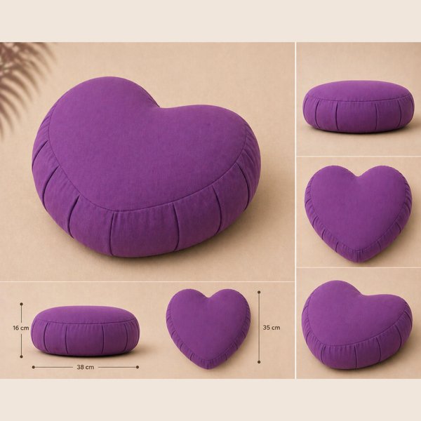 Zafu Eco Espelta corazón 8 colores - Imagen 7