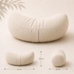 Zafu Eco Espelta Media-Luna