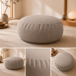 Cojín meditación forma redonda